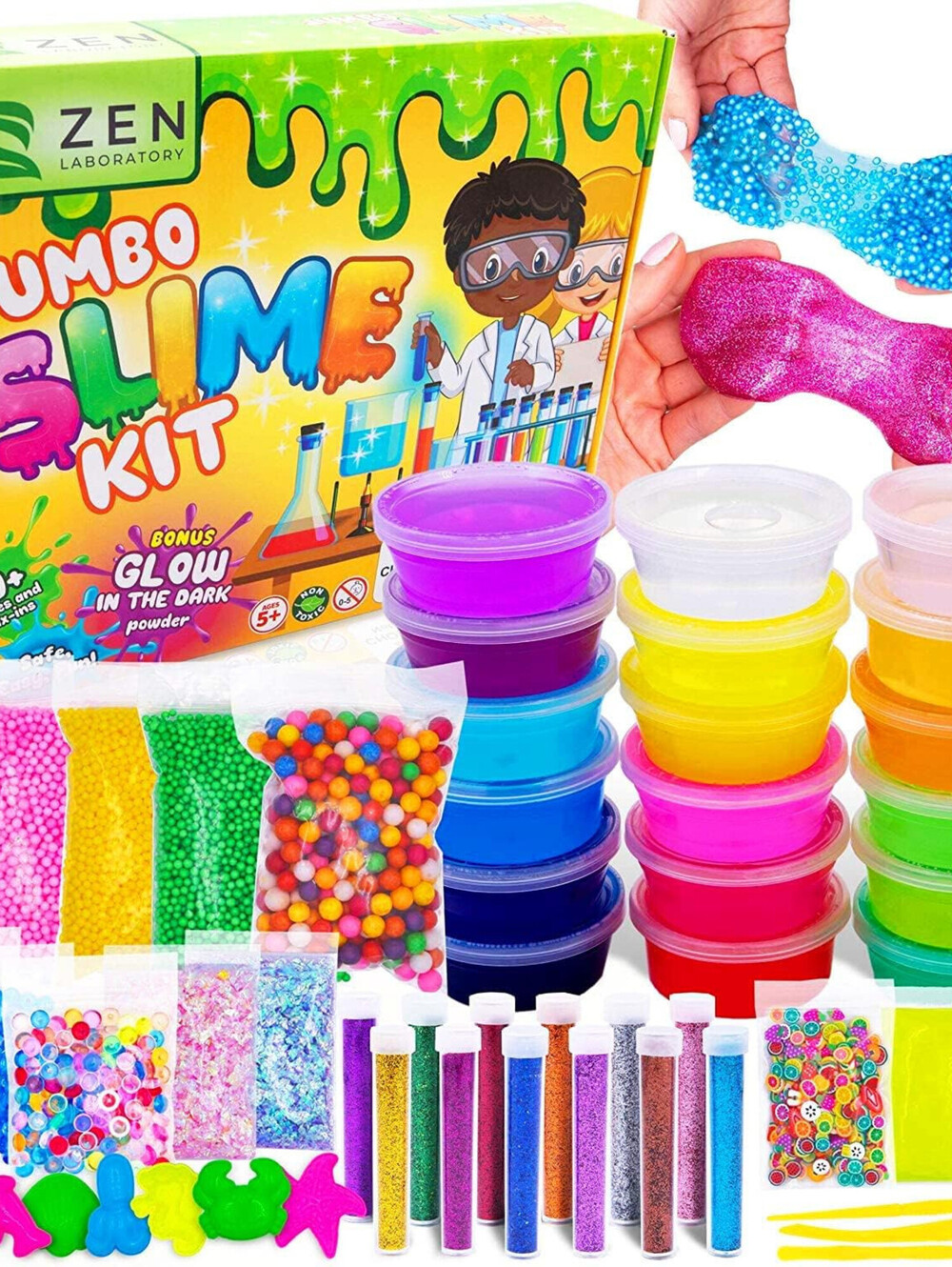 Ultimate Slime Kit for Girls 7-12 Complete DIY Slime Making Kit Christmas Gift